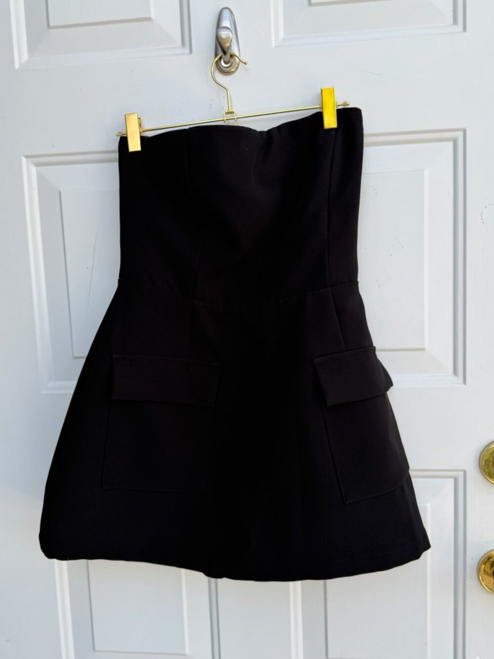 Sky to Moon Black Skort Romper Size M